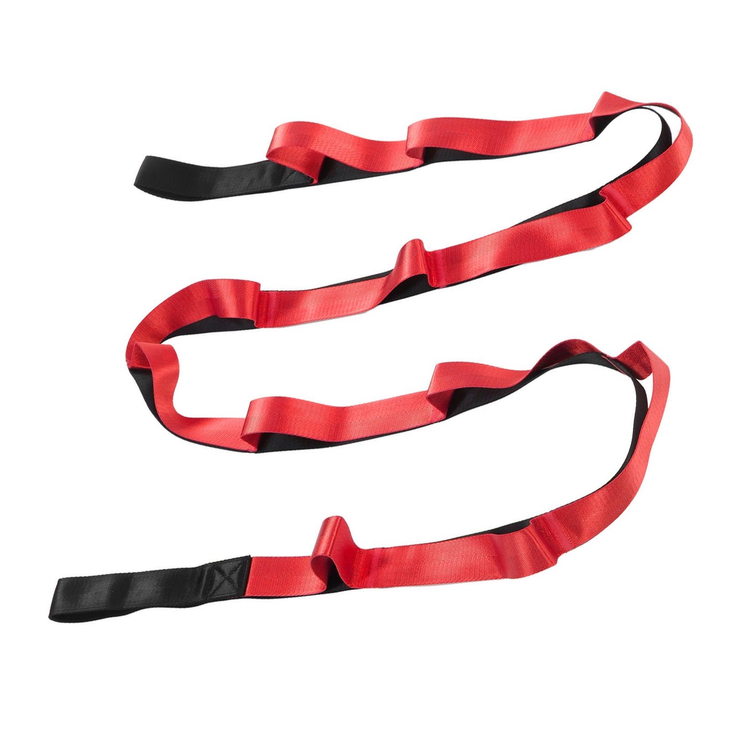 Stretch Strap Yoga Nylon Elastic Band Exercise Equipment for Home Workout Flexibility PilatesRed V1294-YM0523-3117220021211