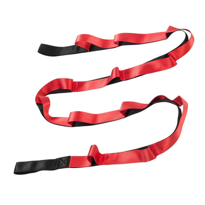 Stretch Strap Yoga Nylon Elastic Band Exercise Equipment for Home Workout Flexibility PilatesRed V1294-YM0523-3117220021211