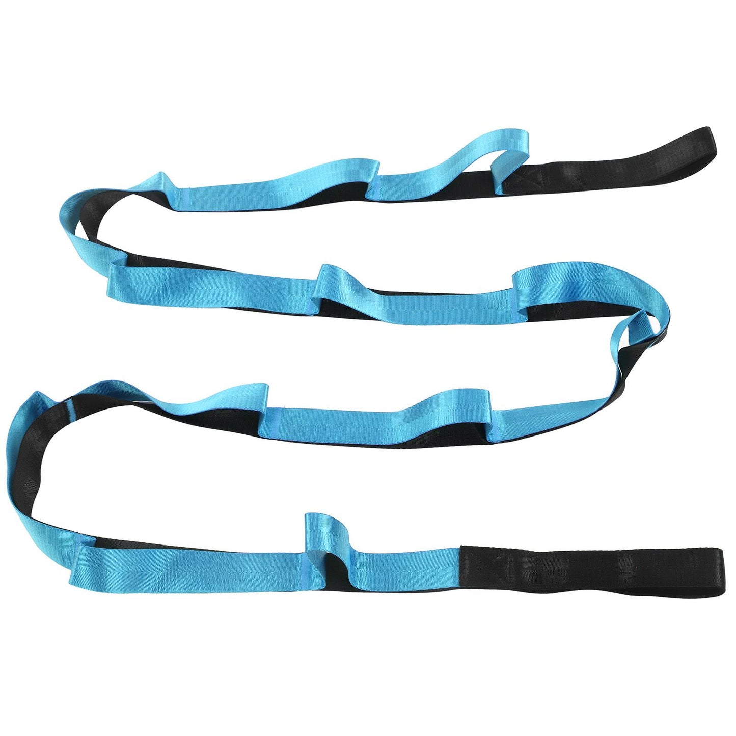 Stretch Strap Yoga Nylon Elastic Band Exercise Equipment for Home Workout Flexibility PilatesBlue V1294-YM0523-3117220021212