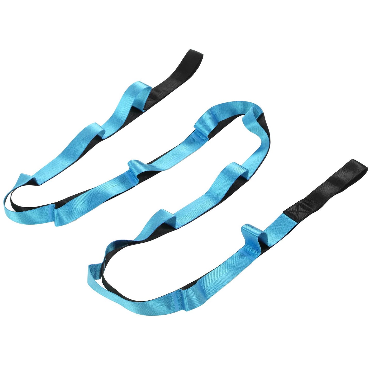 Stretch Strap Yoga Nylon Elastic Band Exercise Equipment for Home Workout Flexibility PilatesBlue V1294-YM0523-3117220021212