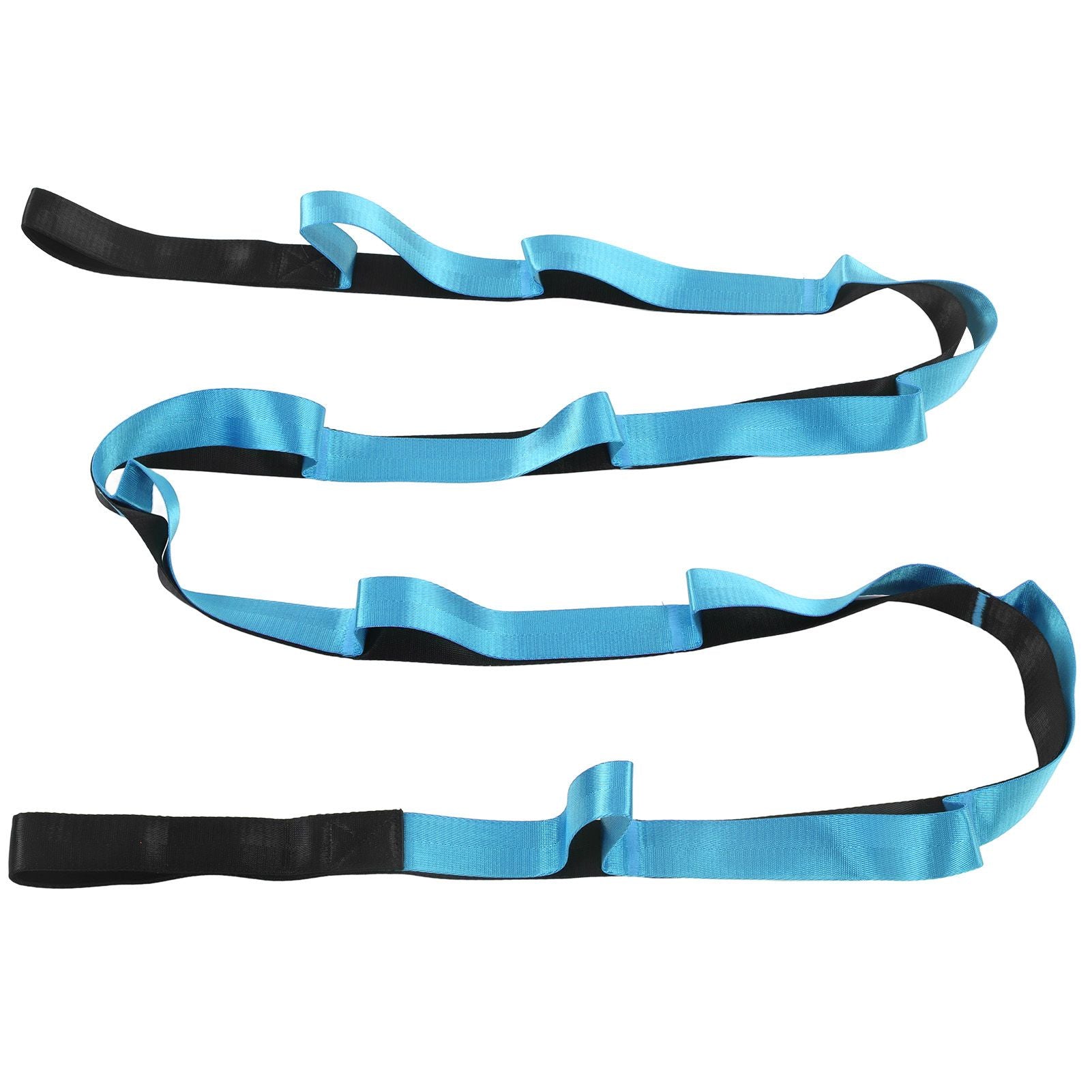 Stretch Strap Yoga Nylon Elastic Band Exercise Equipment for Home Workout Flexibility PilatesBlue V1294-YM0523-3117220021212