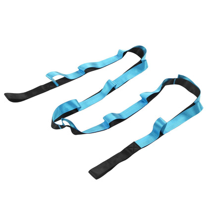 Stretch Strap Yoga Nylon Elastic Band Exercise Equipment for Home Workout Flexibility PilatesBlue V1294-YM0523-3117220021212