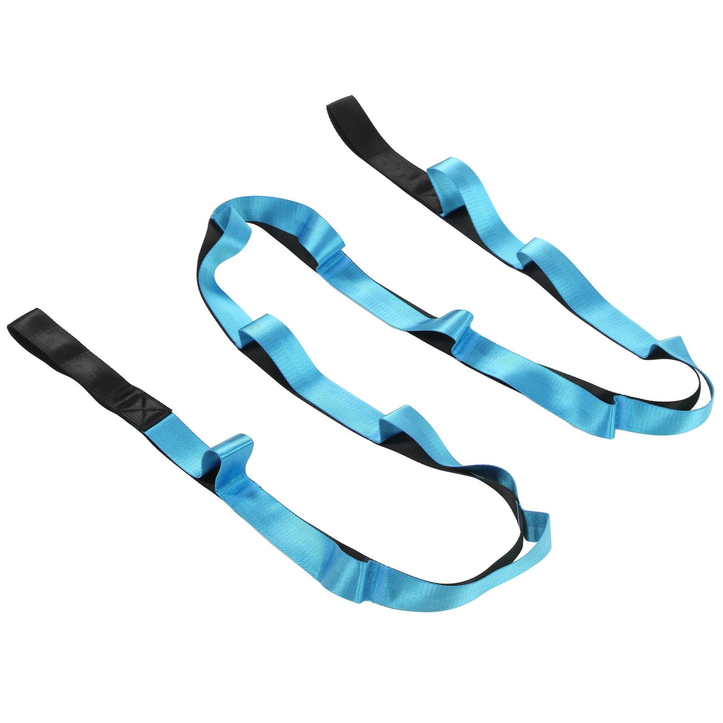 Stretch Strap Yoga Nylon Elastic Band Exercise Equipment for Home Workout Flexibility PilatesBlue V1294-YM0523-3117220021212