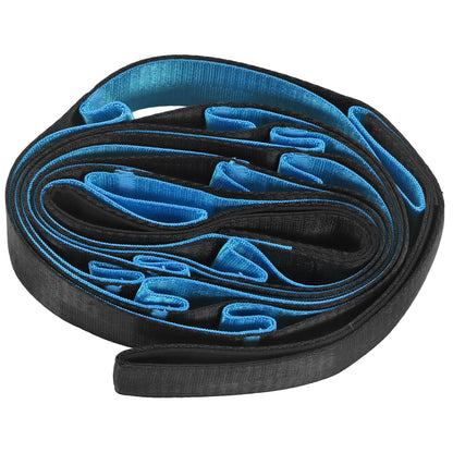 Stretch Strap Yoga Nylon Elastic Band Exercise Equipment for Home Workout Flexibility PilatesBlue V1294-YM0523-3117220021212