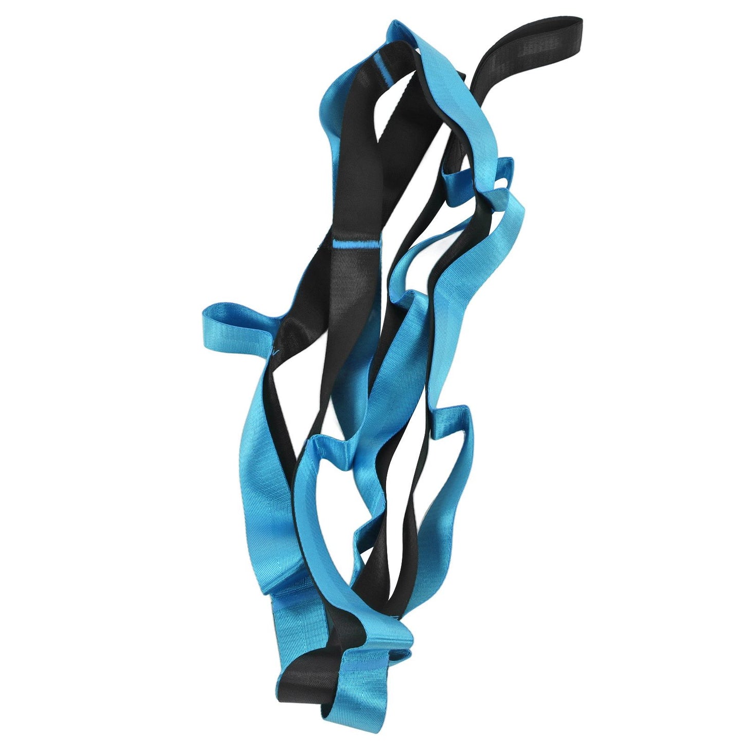Stretch Strap Yoga Nylon Elastic Band Exercise Equipment for Home Workout Flexibility PilatesBlue V1294-YM0523-3117220021212