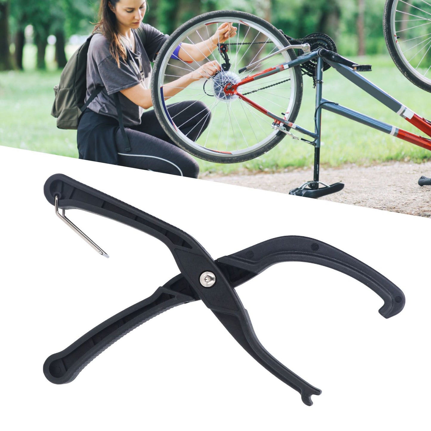 Bike Tire Pliers Mountain ABS Bicycle Tyre Remover Clamp Labor Saving Rim Protector ToolBlack V1294-YM0523-3117220021911