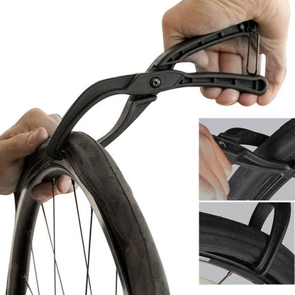 Bike Tire Pliers Mountain ABS Bicycle Tyre Remover Clamp Labor Saving Rim Protector ToolBlack V1294-YM0523-3117220021911