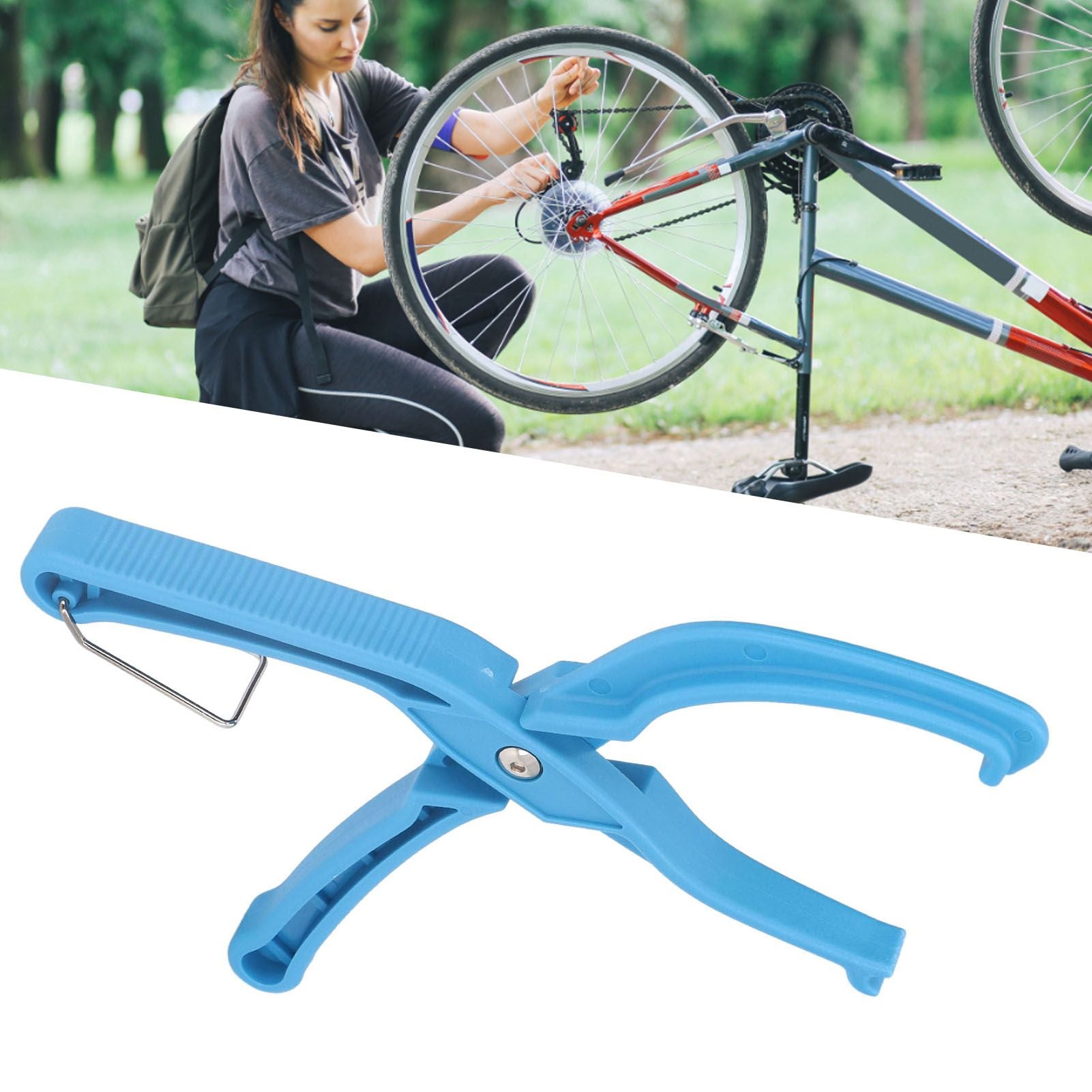 Bike Tire Pliers Mountain ABS Bicycle Tyre Remover Clamp Labor Saving Rim Protector ToolBlue V1294-YM0523-3117220021912