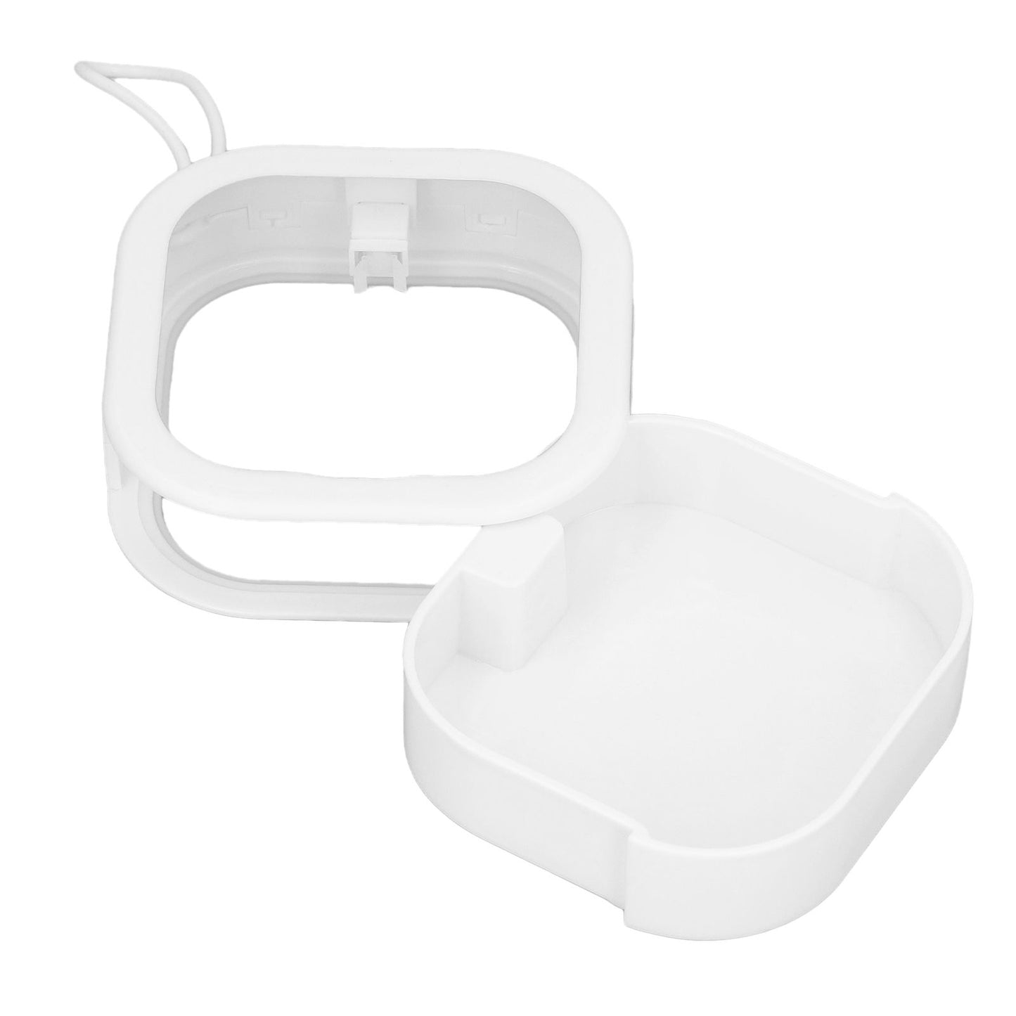 Clear Small Containers ABS TPE Transparent Drawer Organizers with Push Switch for BeadsWhite V1294-YM0523-3117220022411