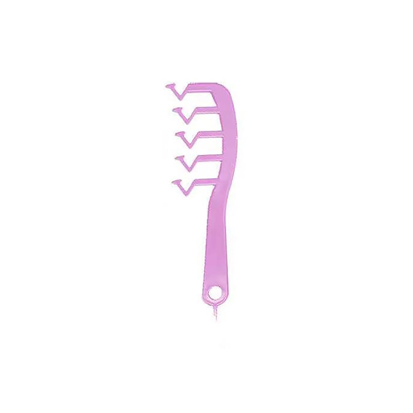 Z Shape Hair Comb Plastic Portable Detangling Combs Hair Styling Tool for Beauty SalonPurple V1294-YM0523-3117220024511