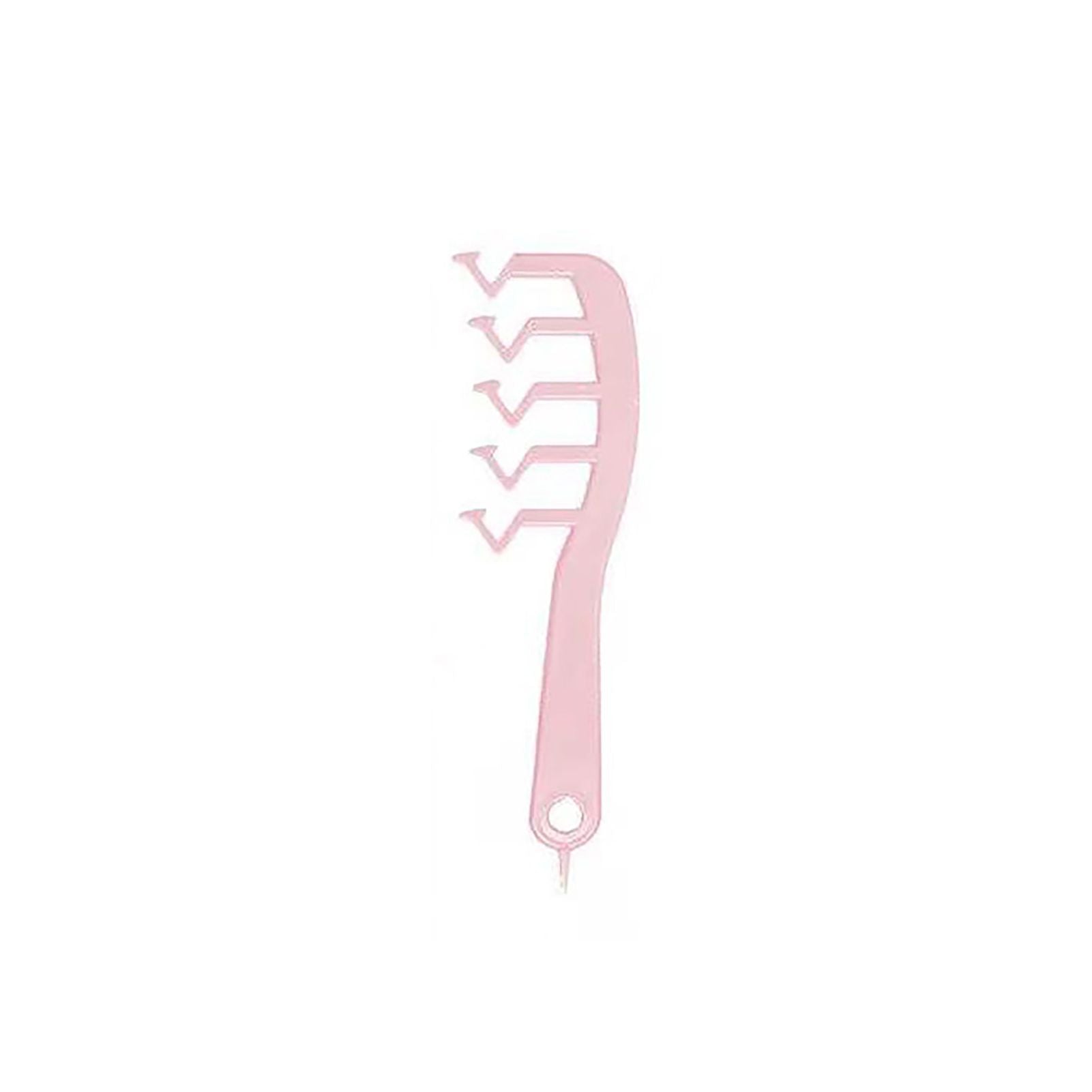 Z Shape Hair Comb Plastic Portable Detangling Combs Hair Styling Tool for Beauty SalonPink V1294-YM0523-3117220024513