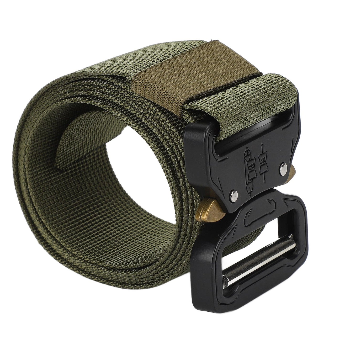 Waist Belt Quick Release Simple Stylish Durable Waterproof Sweatproof Multipurpose Outdoor Tactics BeltGreen V1294-YM0523-3117220026011