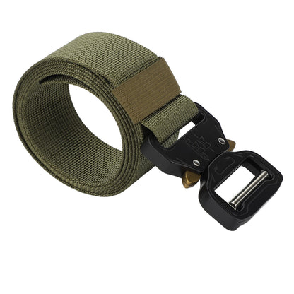 Waist Belt Quick Release Simple Stylish Durable Waterproof Sweatproof Multipurpose Outdoor Tactics BeltGreen V1294-YM0523-3117220026011