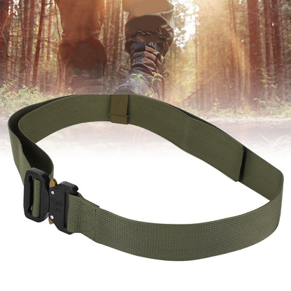 Waist Belt Quick Release Simple Stylish Durable Waterproof Sweatproof Multipurpose Outdoor Tactics BeltGreen V1294-YM0523-3117220026011