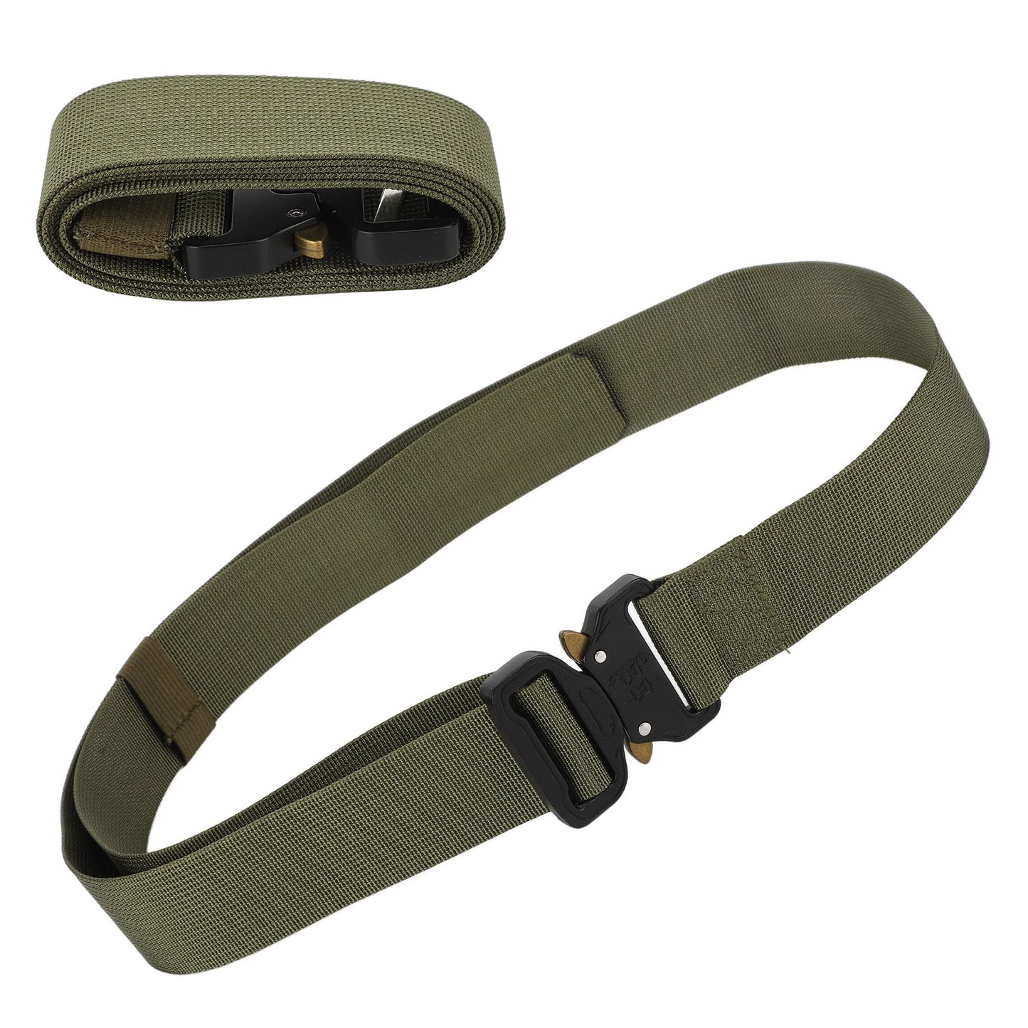 Waist Belt Quick Release Simple Stylish Durable Waterproof Sweatproof Multipurpose Outdoor Tactics BeltGreen V1294-YM0523-3117220026011