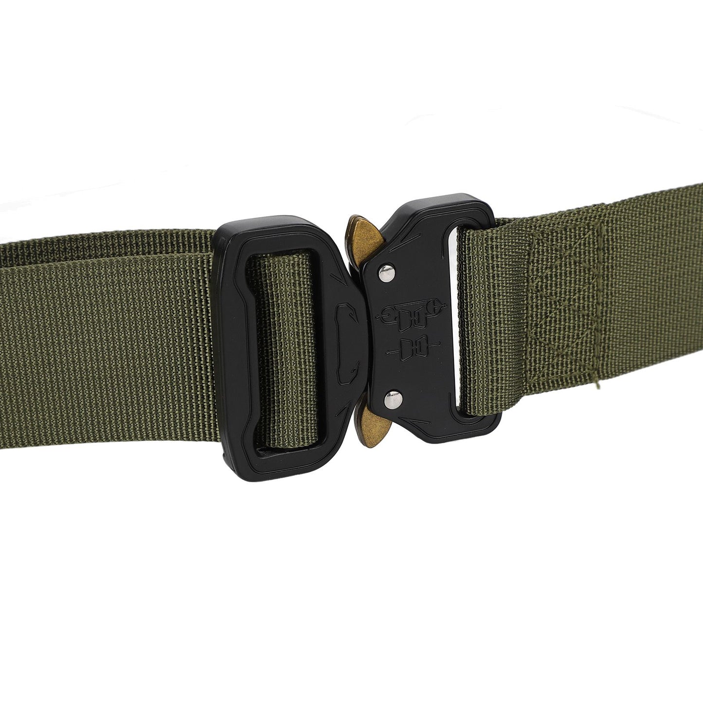 Waist Belt Quick Release Simple Stylish Durable Waterproof Sweatproof Multipurpose Outdoor Tactics BeltGreen V1294-YM0523-3117220026011