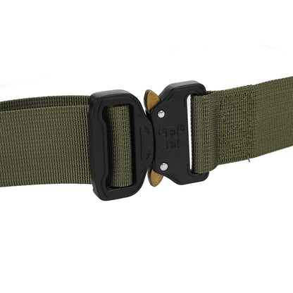 Waist Belt Quick Release Simple Stylish Durable Waterproof Sweatproof Multipurpose Outdoor Tactics BeltGreen V1294-YM0523-3117220026011
