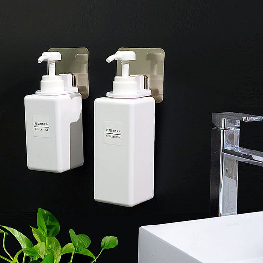 Shower Gel Bottle Holder Self Adhesive Wall Mounted Waterproof PP Soap Liquid Hook for Wall Kitchen Bathroom V1294-YM0523-3117220027011