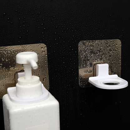 Shower Gel Bottle Holder Self Adhesive Wall Mounted Waterproof PP Soap Liquid Hook for Wall Kitchen Bathroom V1294-YM0523-3117220027011