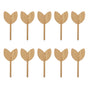 10pcs Plant Labels Bamboo Material Easy Writing 1/8 in Thickness Decorative Garden Markers for GardenerLeaf V1294-YM0523-3117220027111