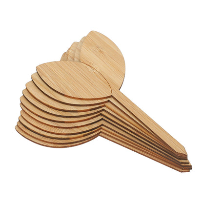 10pcs Plant Labels Bamboo Material Easy Writing 1/8 in Thickness Decorative Garden Markers for GardenerLeaf V1294-YM0523-3117220027111
