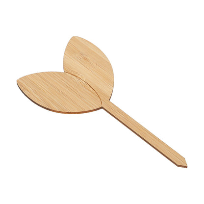 10pcs Plant Labels Bamboo Material Easy Writing 1/8 in Thickness Decorative Garden Markers for GardenerLeaf V1294-YM0523-3117220027111