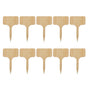 10pcs Plant Labels Bamboo Material Easy Writing 1/8 in Thickness Decorative Garden Markers for GardenerT Shape V1294-YM0523-3117220027113