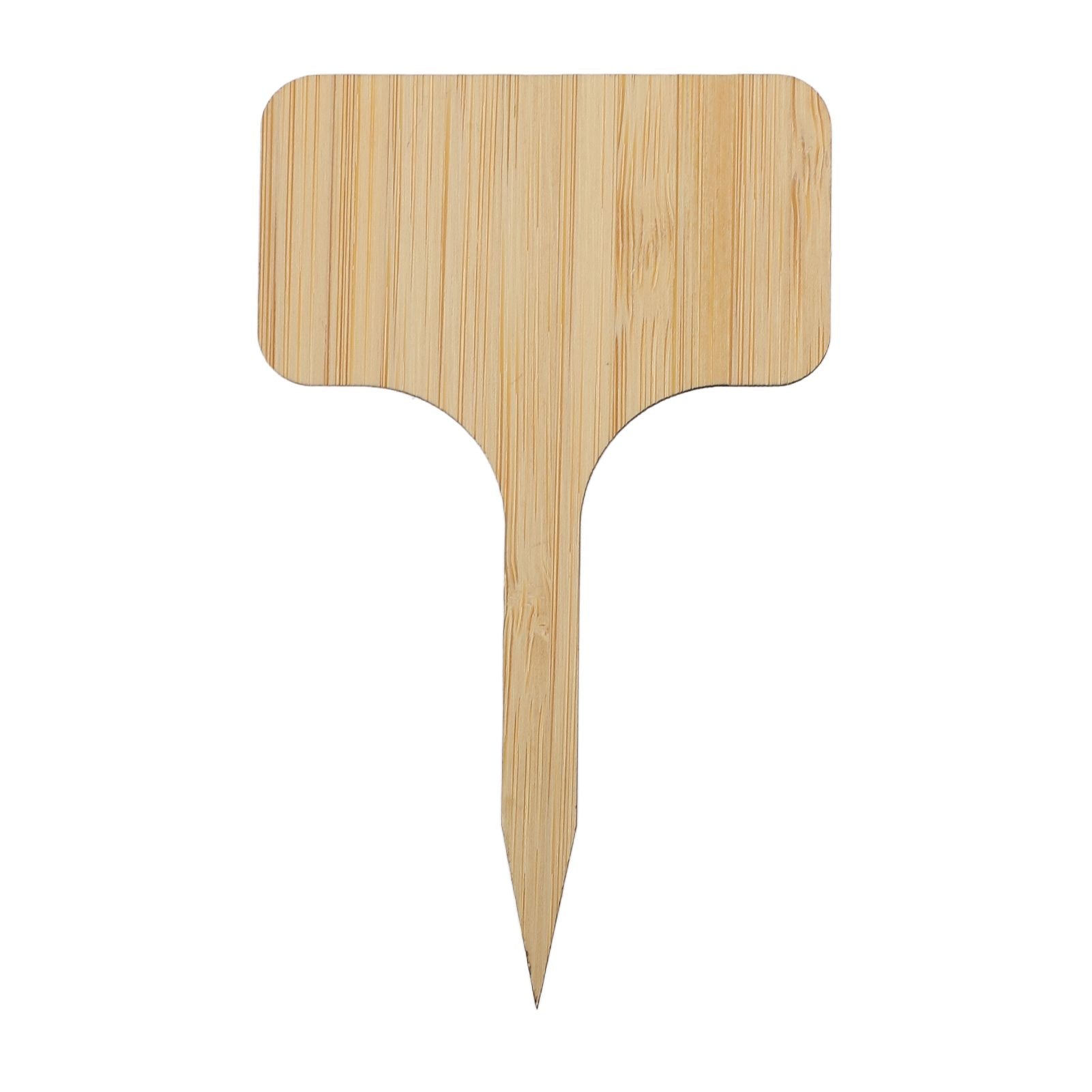 10pcs Plant Labels Bamboo Material Easy Writing 1/8 in Thickness Decorative Garden Markers for GardenerT Shape V1294-YM0523-3117220027113