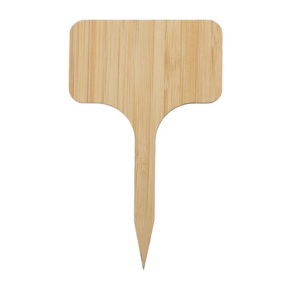 10pcs Plant Labels Bamboo Material Easy Writing 1/8 in Thickness Decorative Garden Markers for GardenerT Shape V1294-YM0523-3117220027113