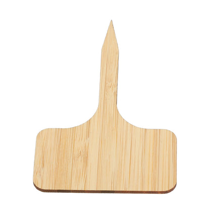 10pcs Plant Labels Bamboo Material Easy Writing 1/8 in Thickness Decorative Garden Markers for GardenerT Shape V1294-YM0523-3117220027113