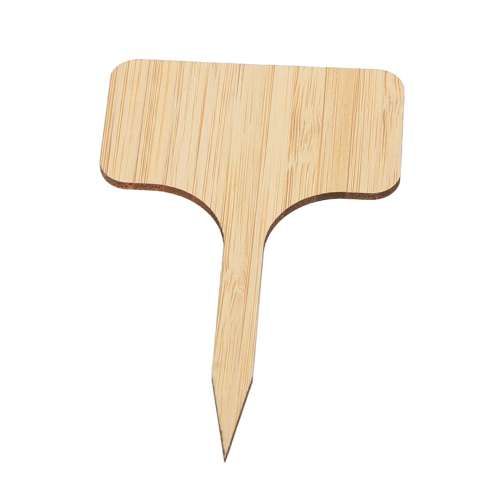 10pcs Plant Labels Bamboo Material Easy Writing 1/8 in Thickness Decorative Garden Markers for GardenerT Shape V1294-YM0523-3117220027113
