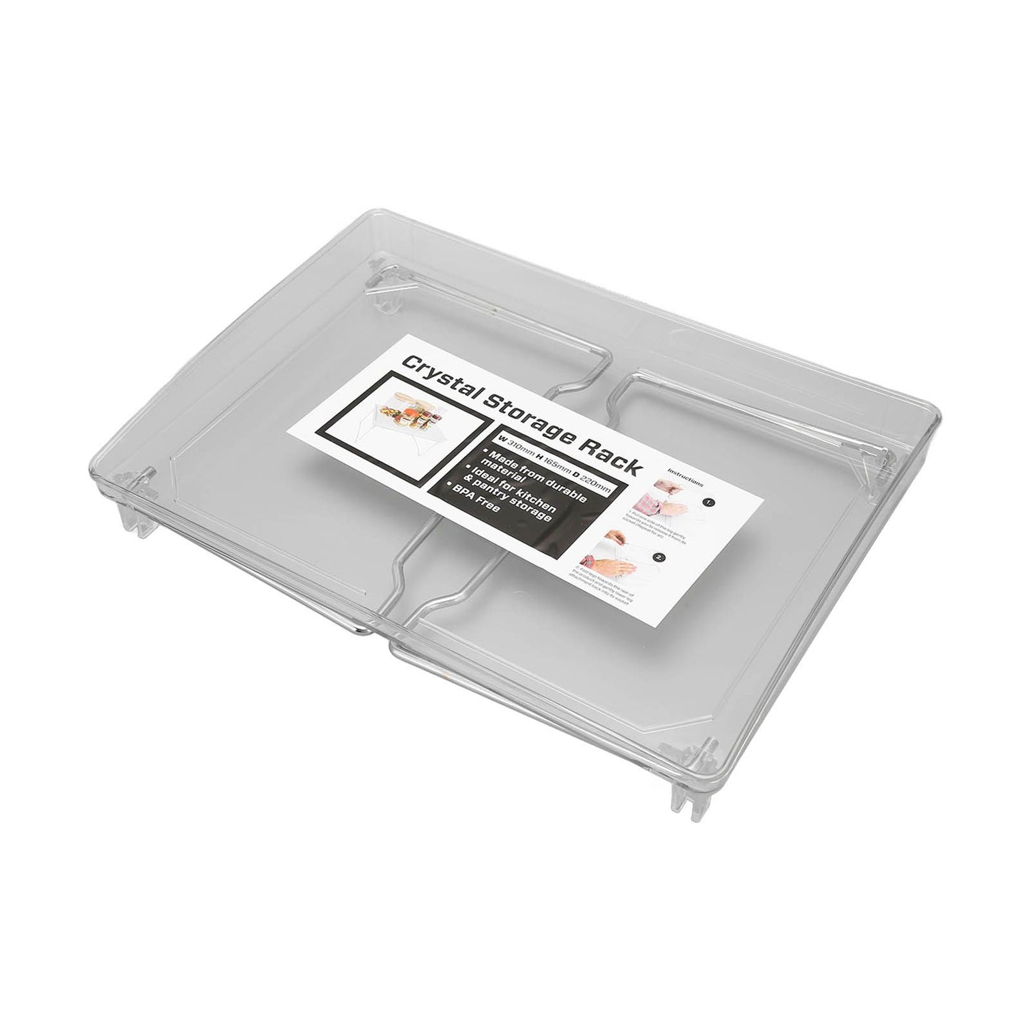 Desk Organizer Rack Stainless Steel Foldable Multifunctional Desktop Storage Shelf for Home V1294-YM0523-3117220028211