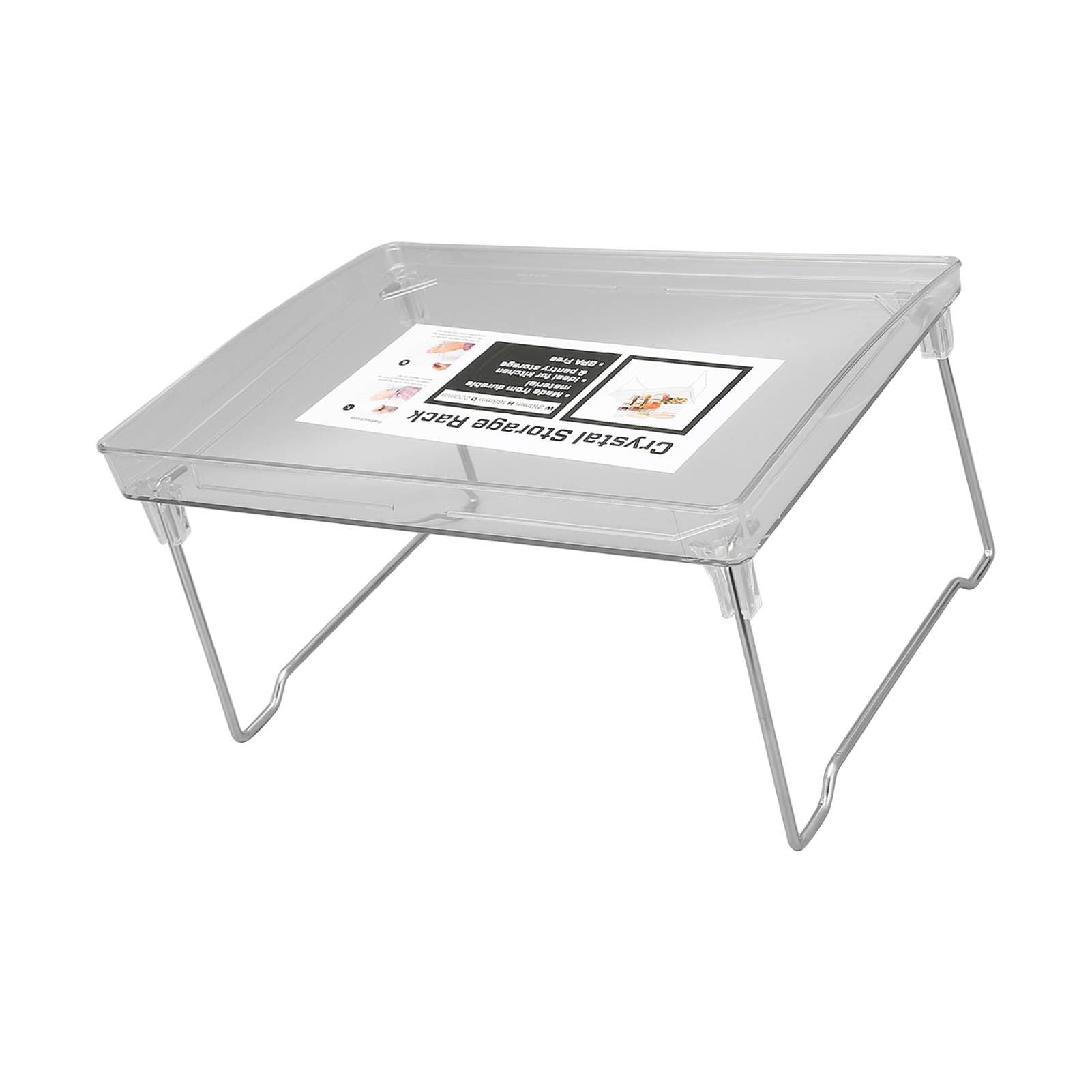 Desk Organizer Rack Stainless Steel Foldable Multifunctional Desktop Storage Shelf for Home V1294-YM0523-3117220028211