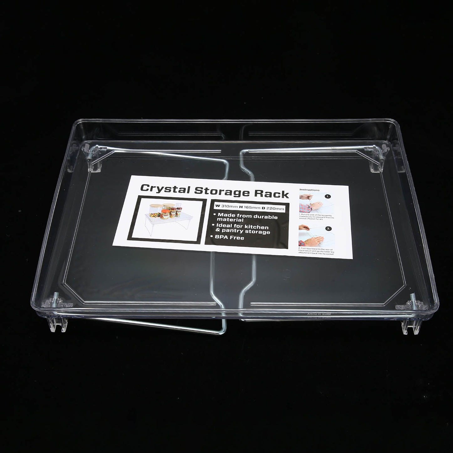 Desk Organizer Rack Stainless Steel Foldable Multifunctional Desktop Storage Shelf for Home V1294-YM0523-3117220028211
