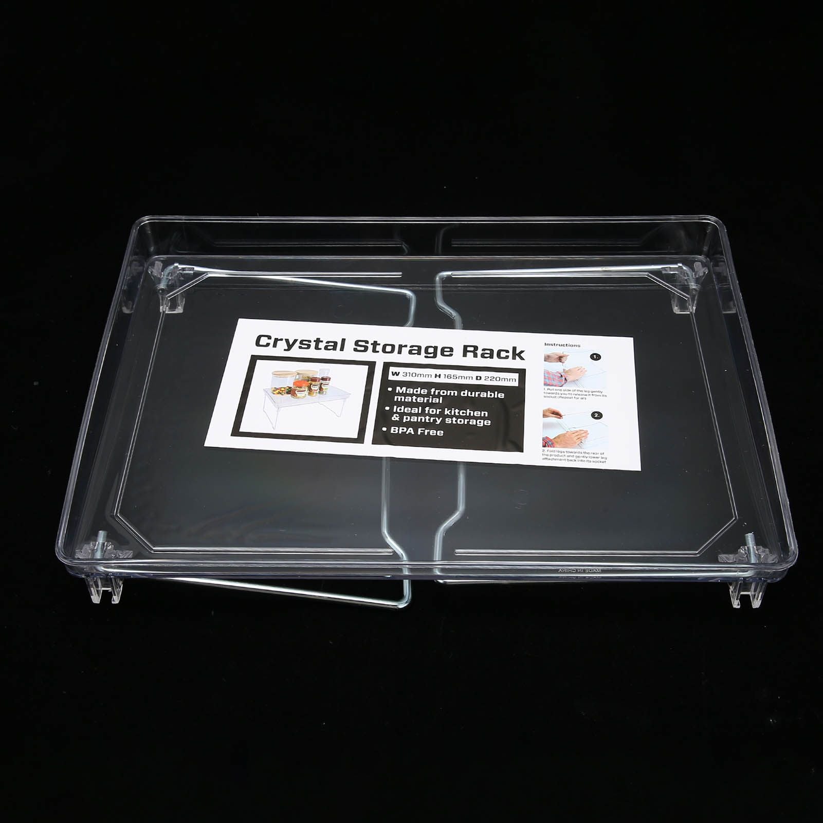 Desk Organizer Rack Stainless Steel Foldable Multifunctional Desktop Storage Shelf for Home V1294-YM0523-3117220028211