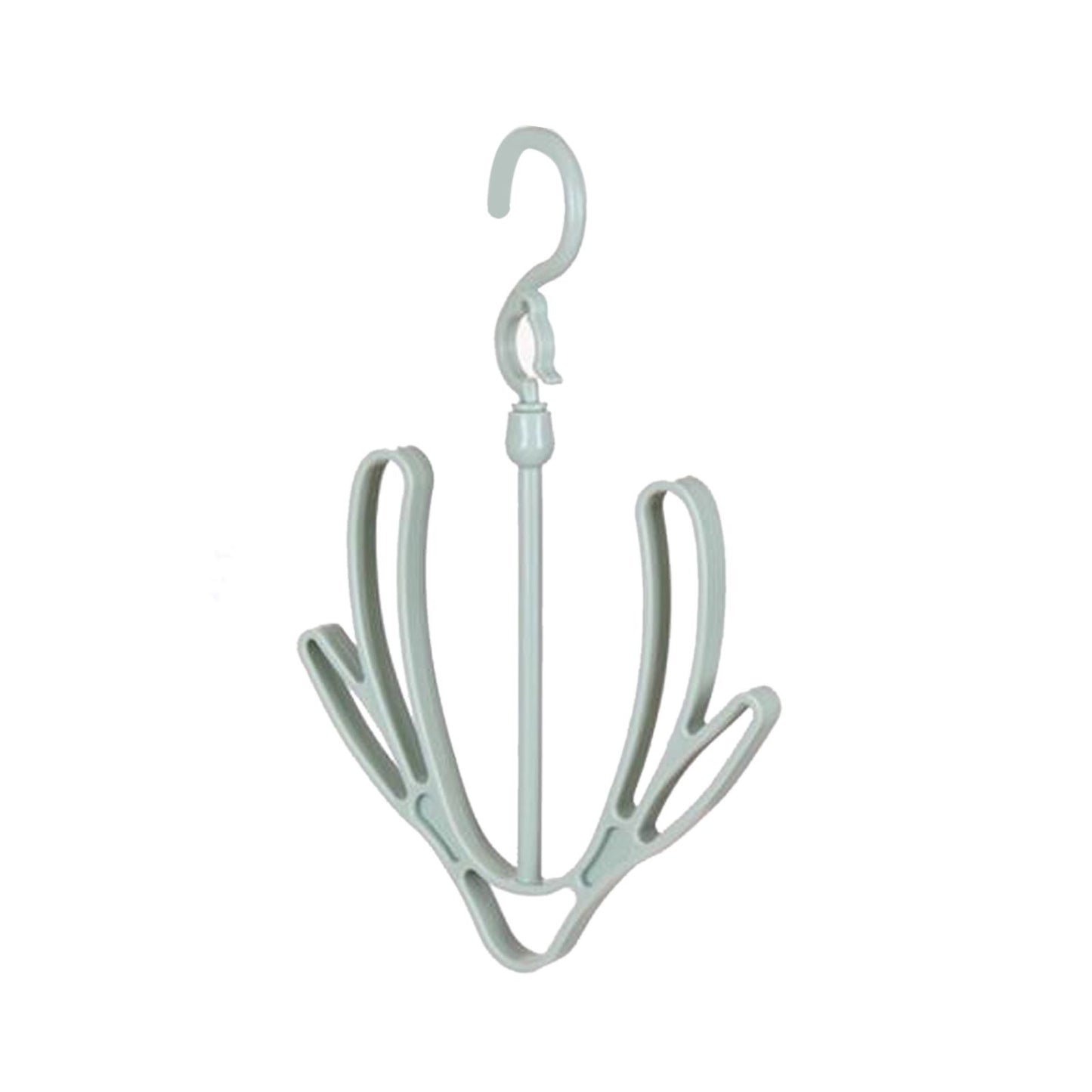 Shoes Drying Rack PP 360 degrees Rotatable Windproof Connectable Shoes Storage Hanger for Scarves HatsGreen V1294-YM0523-3117220029611