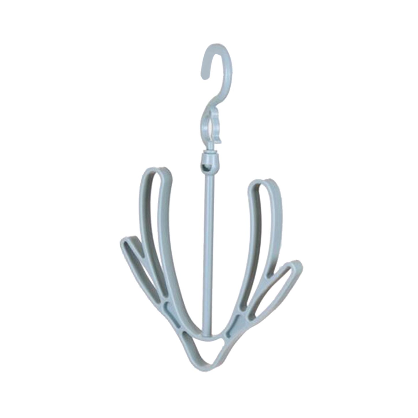 Shoes Drying Rack PP 360 degrees Rotatable Windproof Connectable Shoes Storage Hanger for Scarves HatsBlue V1294-YM0523-3117220029612