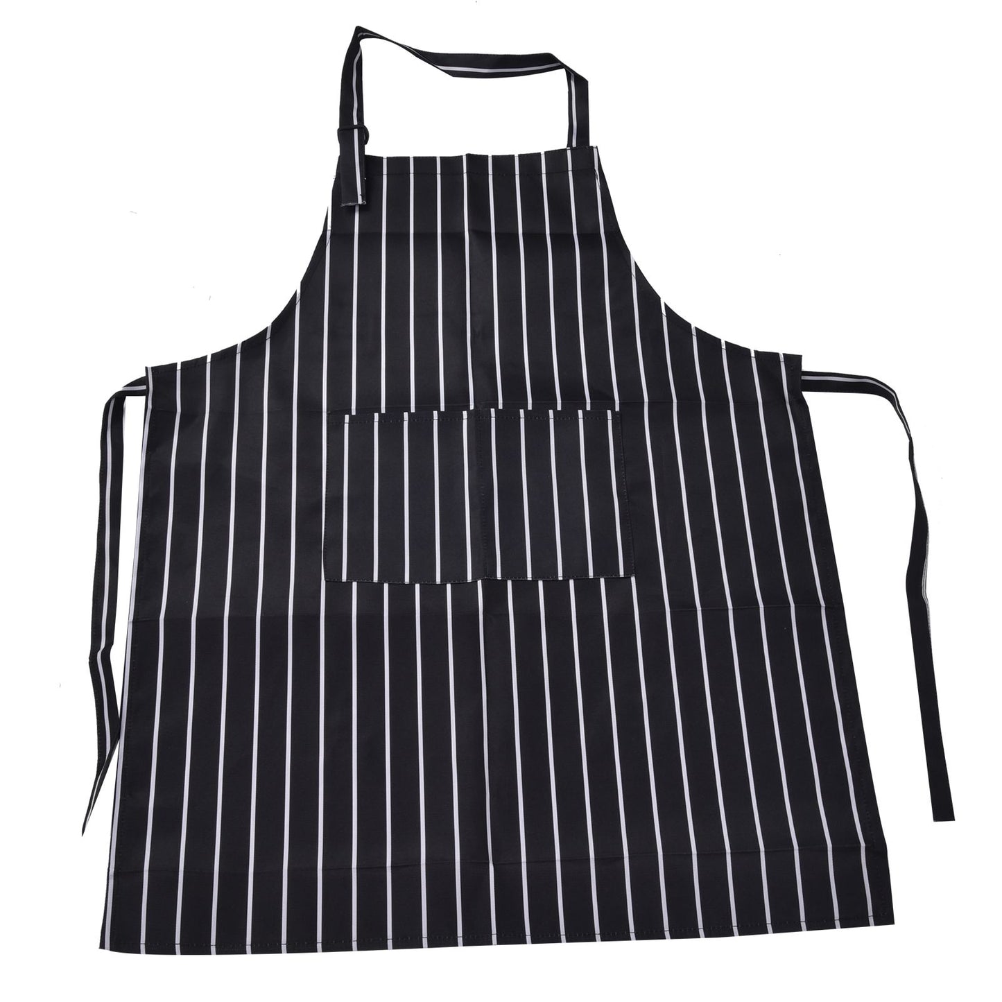 Bib Apron Waterproof Adjustable Kitchen Cooking Aprons with Dual Pockets for Kitchens Restaurants BakersBlack V1294-YM0523-3117220031611