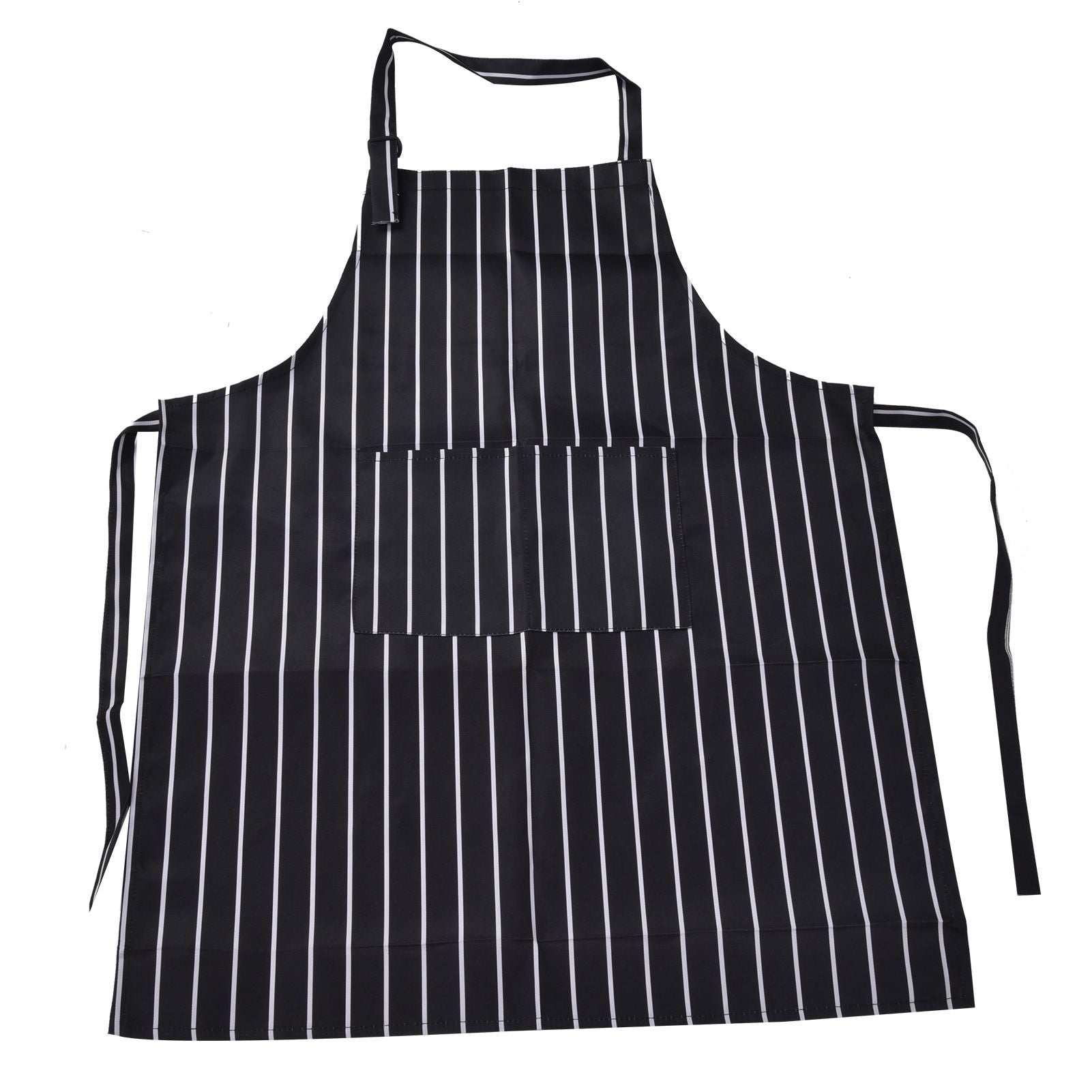 Bib Apron Waterproof Adjustable Kitchen Cooking Aprons with Dual Pockets for Kitchens Restaurants BakersBlack V1294-YM0523-3117220031611