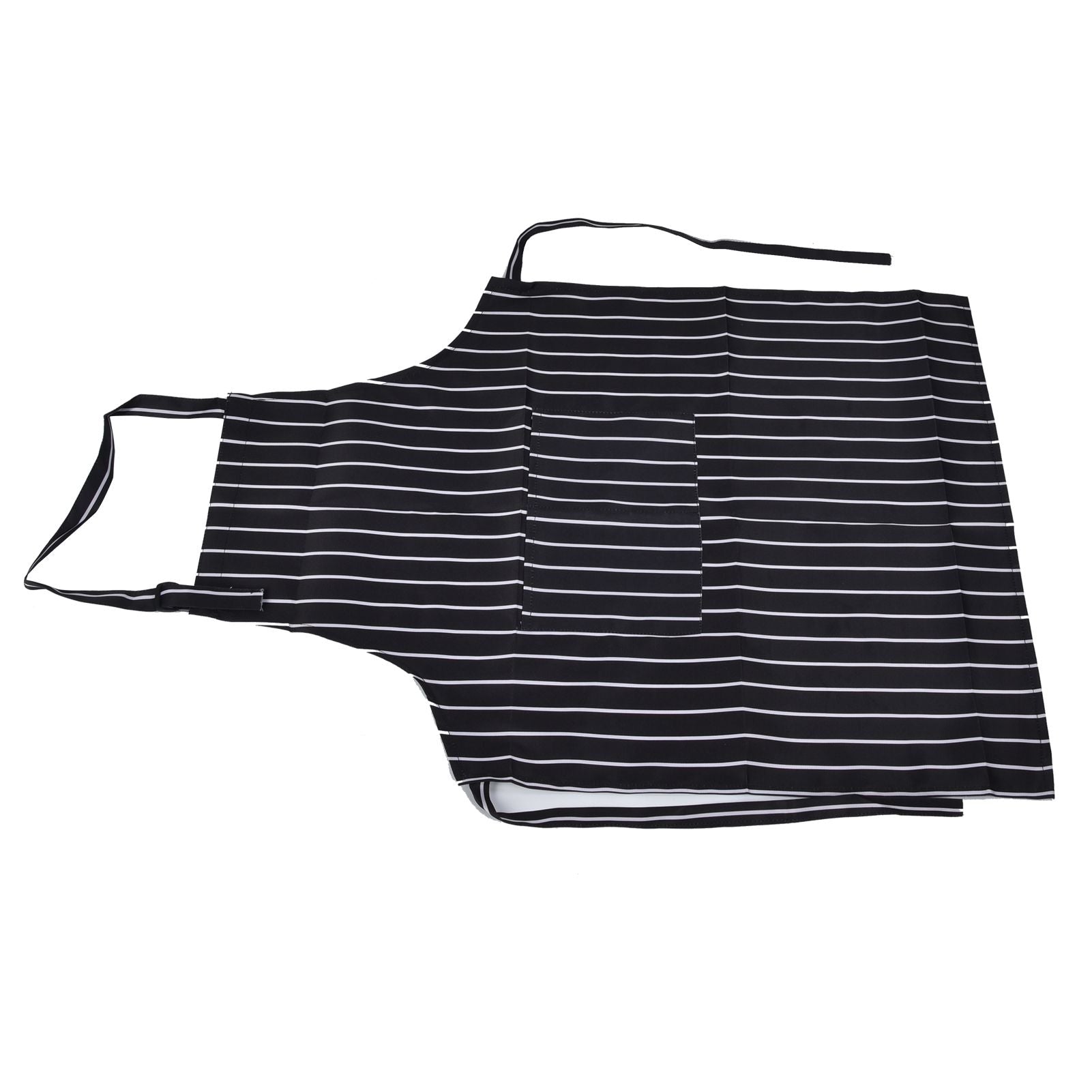 Bib Apron Waterproof Adjustable Kitchen Cooking Aprons with Dual Pockets for Kitchens Restaurants BakersBlack V1294-YM0523-3117220031611