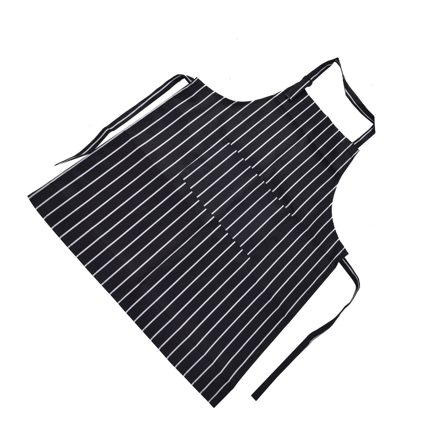 Bib Apron Waterproof Adjustable Kitchen Cooking Aprons with Dual Pockets for Kitchens Restaurants BakersBlack V1294-YM0523-3117220031611