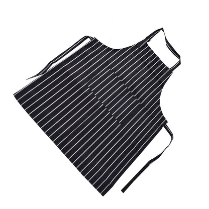 Bib Apron Waterproof Adjustable Kitchen Cooking Aprons with Dual Pockets for Kitchens Restaurants BakersBlack V1294-YM0523-3117220031611