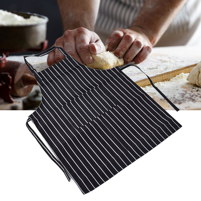 Bib Apron Waterproof Adjustable Kitchen Cooking Aprons with Dual Pockets for Kitchens Restaurants BakersBlack V1294-YM0523-3117220031611