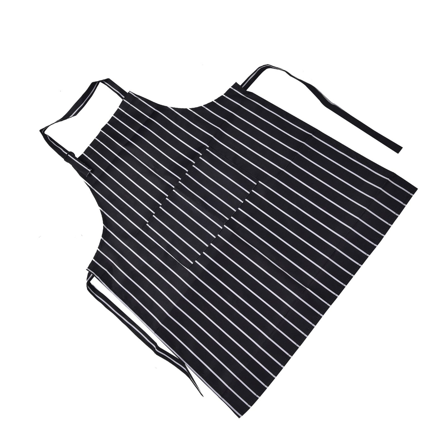 Bib Apron Waterproof Adjustable Kitchen Cooking Aprons with Dual Pockets for Kitchens Restaurants BakersBlack V1294-YM0523-3117220031611