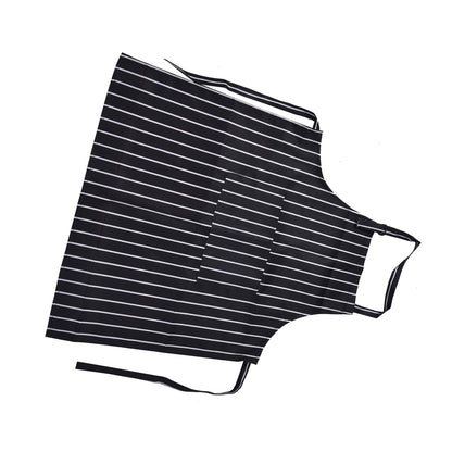 Bib Apron Waterproof Adjustable Kitchen Cooking Aprons with Dual Pockets for Kitchens Restaurants BakersBlack V1294-YM0523-3117220031611