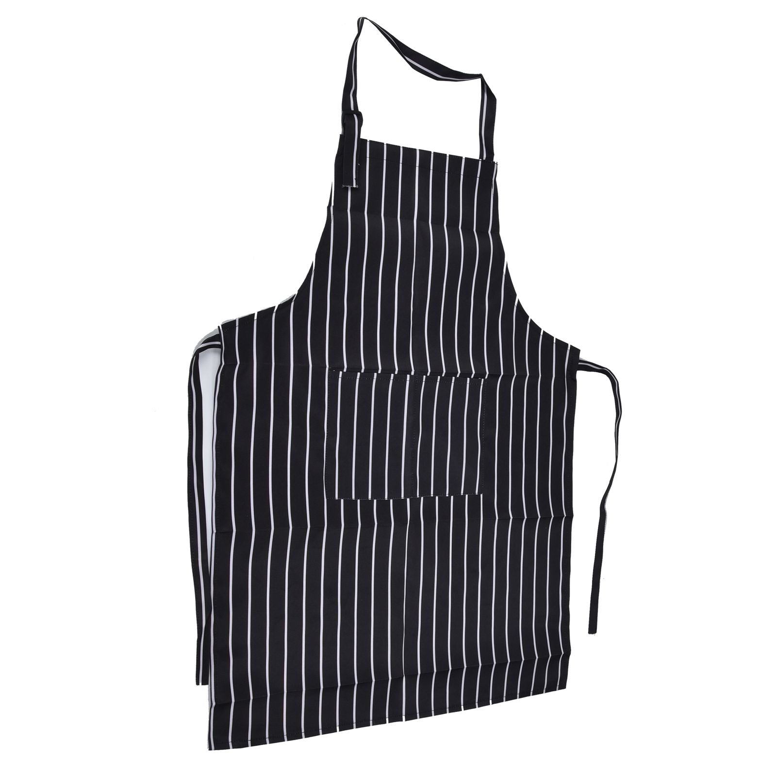 Bib Apron Waterproof Adjustable Kitchen Cooking Aprons with Dual Pockets for Kitchens Restaurants BakersBlack V1294-YM0523-3117220031611