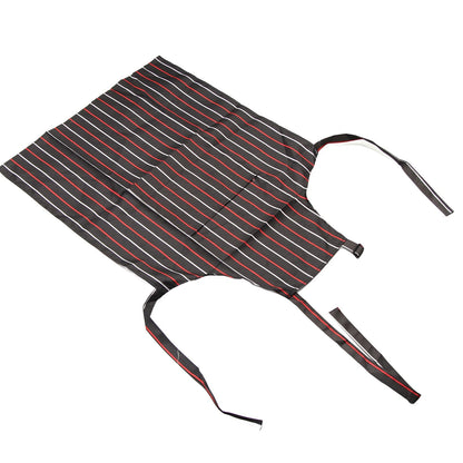 Bib Apron Waterproof Adjustable Kitchen Cooking Aprons with Dual Pockets for Kitchens Restaurants BakersRed V1294-YM0523-3117220031612