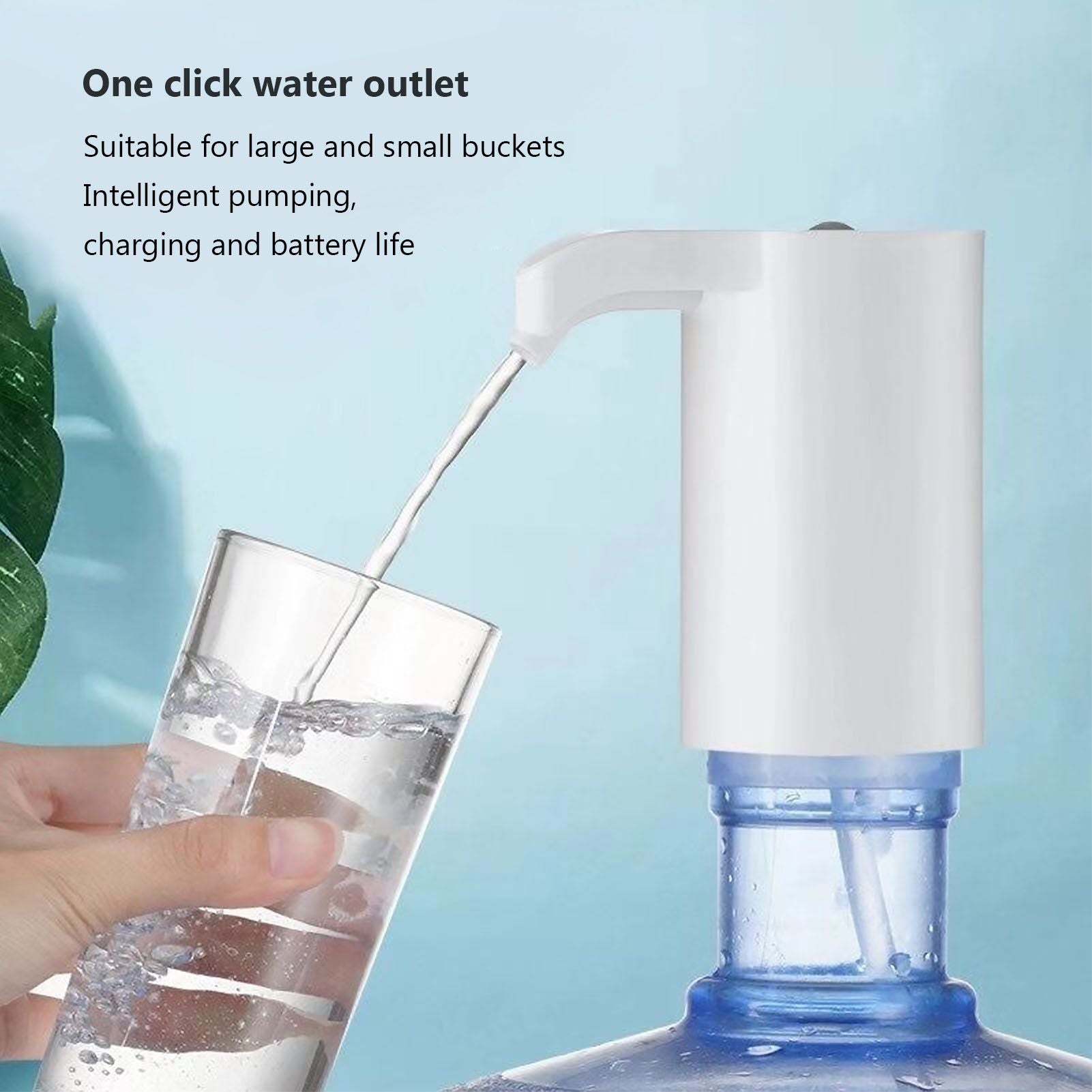 Electric Water Pump Easy Installation Lightweight Portable USB Charging Water Bottle Dispenser 5V V1294-YM0523-3117220031911