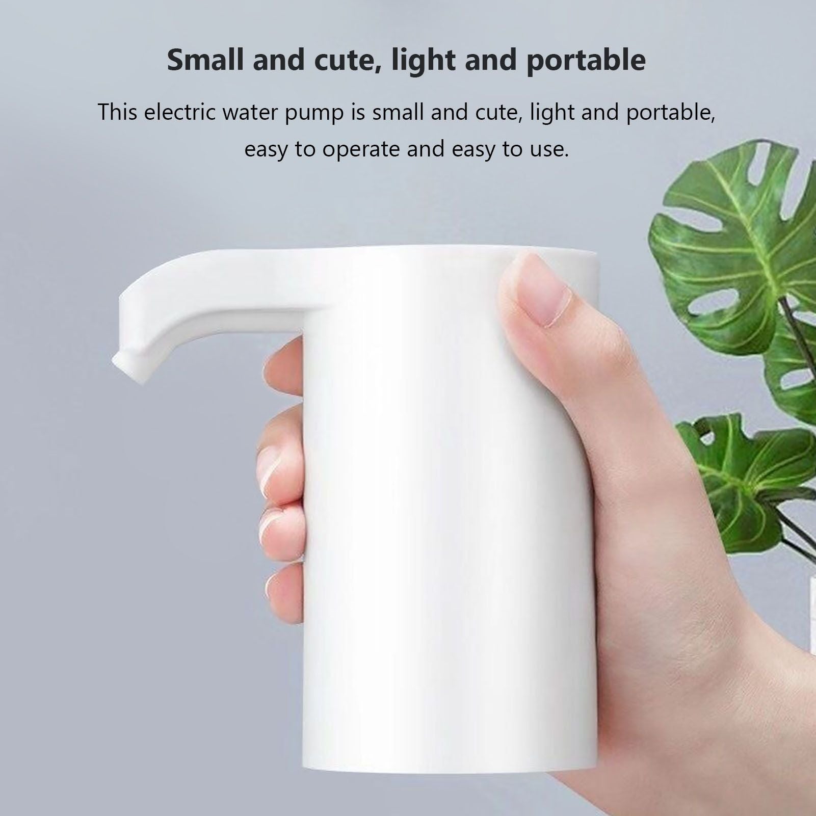 Electric Water Pump Easy Installation Lightweight Portable USB Charging Water Bottle Dispenser 5V V1294-YM0523-3117220031911