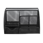 Desktop Mesh Pen Storage Holder 7 Compartments Multifunction Black for Home Sturdy Office V1294-YM0523-3117220033311